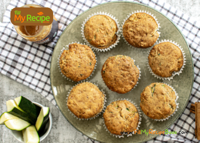 12 Healthy Zucchini Muffins