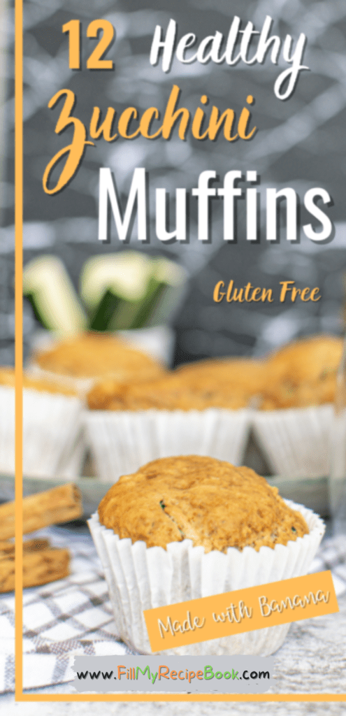 12 Healthy Zucchini Muffins