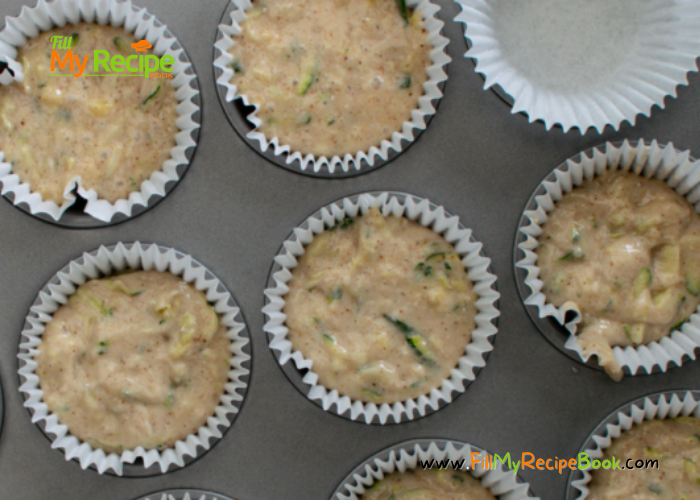 raw muffins, 12 Healthy Zucchini Muffins Recipe idea made with banana. The best healthy muffins are  gluten free baked with cinnamon and banana.