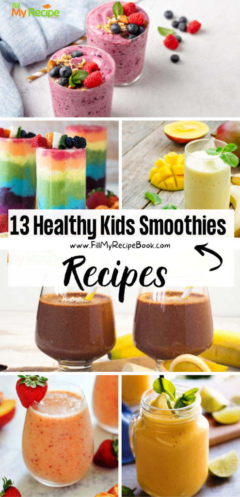 13 healthy kids smoothies recipes