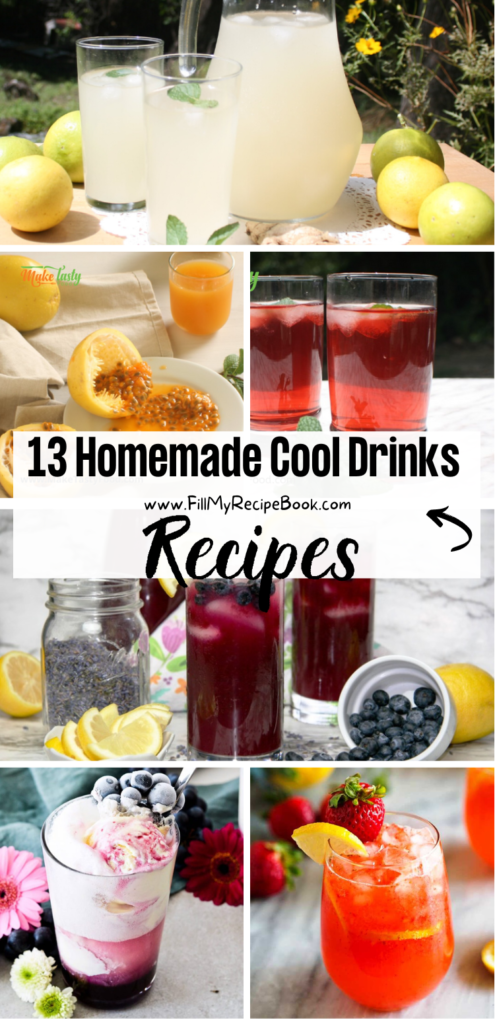 13 Homemade Cool Drinks Recipes