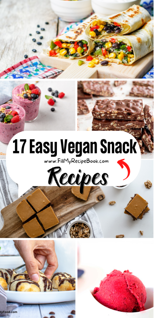 17 Easy Vegan Snack  Recipes