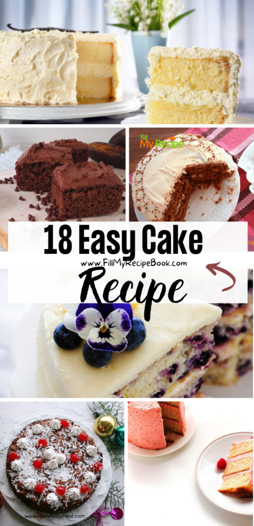 18 Easy Cake Recipes