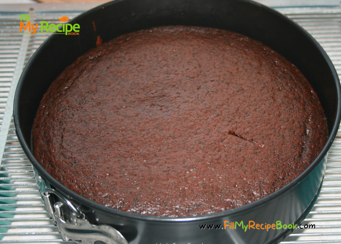 7 Min. Chocolate Cake Recipe is a microwave cake bake all baked in one 2 lt. container. Quick and easy bake, or a versatile oven bake.