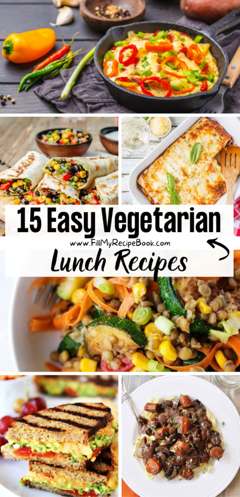15 Easy Vegetarian Lunch Recipes