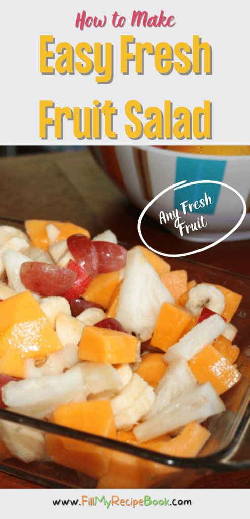 Easy Fresh Fruit Salad