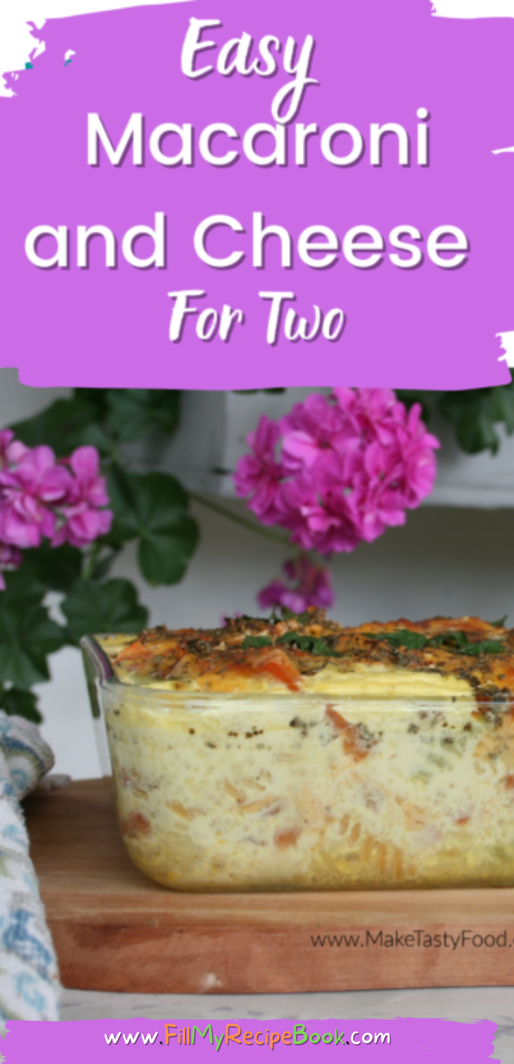 Easy Macaroni and Cheese for Two Fill My Recipe Book