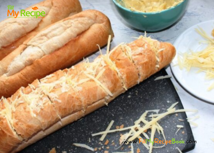 Homemade Garlic Braai Loaf recipe. Easy idea of a loaf, sliced stuffed with garlic, butter and parmesan cheese for starters, grilled in foil.