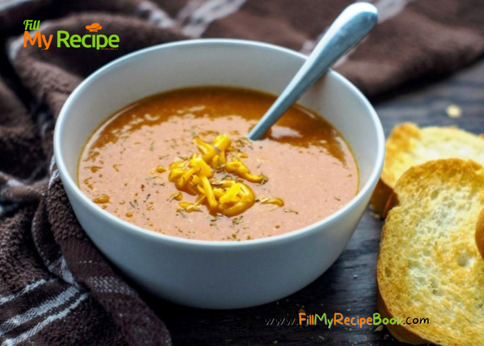 Roasted Tomato and Cheddar Soup