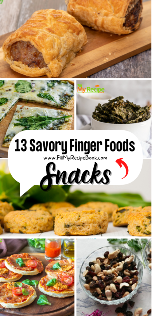 13 Savory Finger Foods Snacks