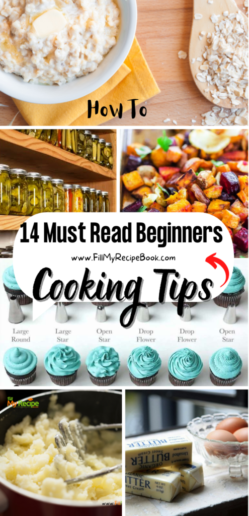 14 Must Read Beginners Cooking Tips