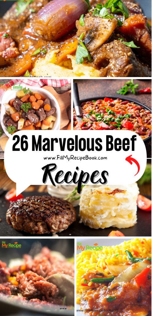 26 Marvelous Beef Recipes