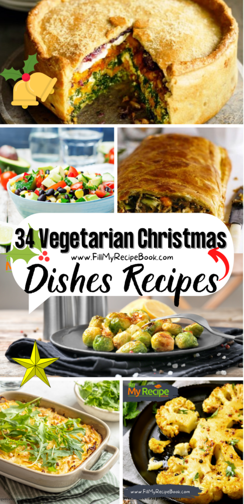 34 Vegetarian Christmas Dishes Recipes - Fill My Recipe Book