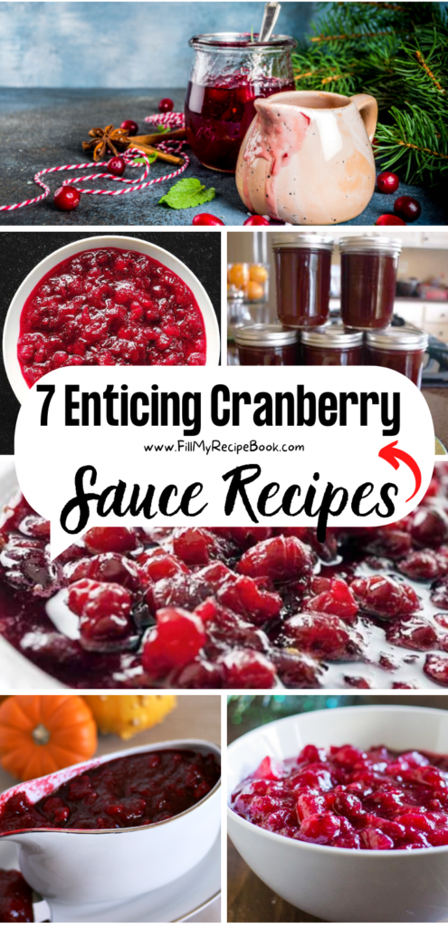 7 Enticing Cranberry Sauce Recipes