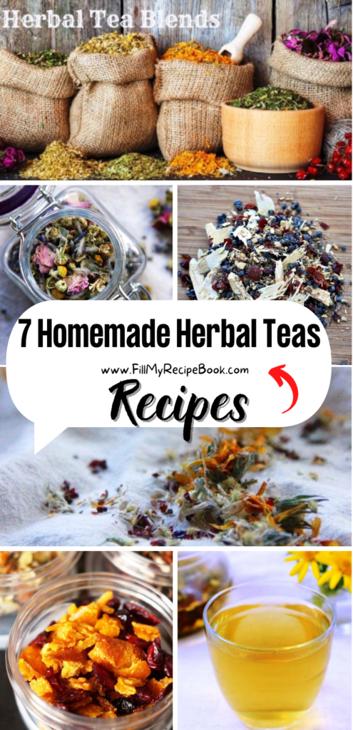 7 Homemade Herbal Teas Recipes