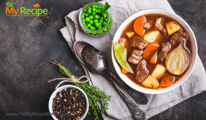 Beef Stew with Fresh Vegetables