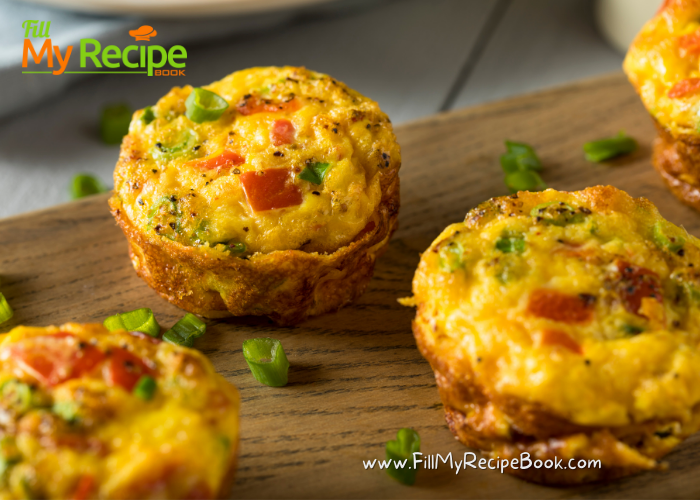 Cheesy Ham Egg muffins