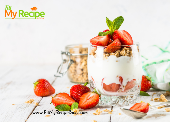 Easy Muesli Yogurt Parfait Breakfast