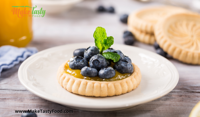 Lemon Curd & Blueberry Tartlets