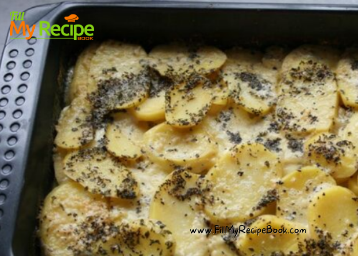 Potato and Garlic Bake