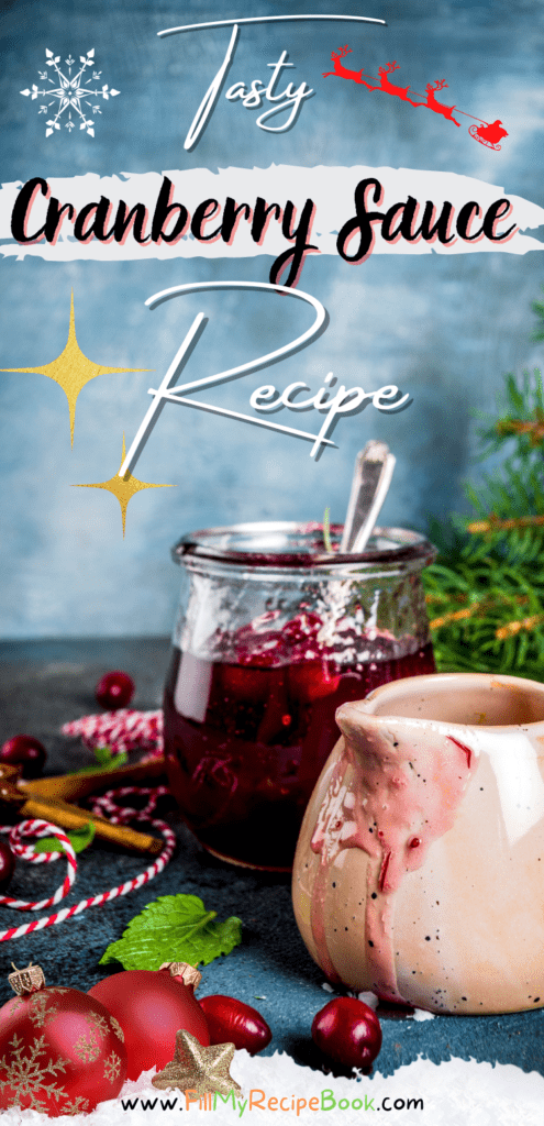 Tasty Cranberry Sauce Recipe