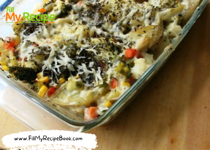 The Tasty Vegetable Dish recipe oven baked. An easy healthy vegetable casserole that can be made ahead with veggies as a side dish. Make this dish with plenty of left over vegetables as well.