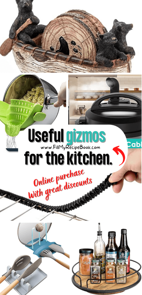 Useful gizmos for the kitchen.