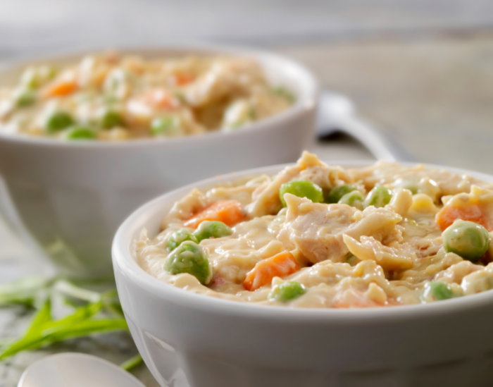 Chicken A La King & Rice is an amazing dish made from scratch with shredded chicken or left over chicken with a tasty rice dish and veggies.