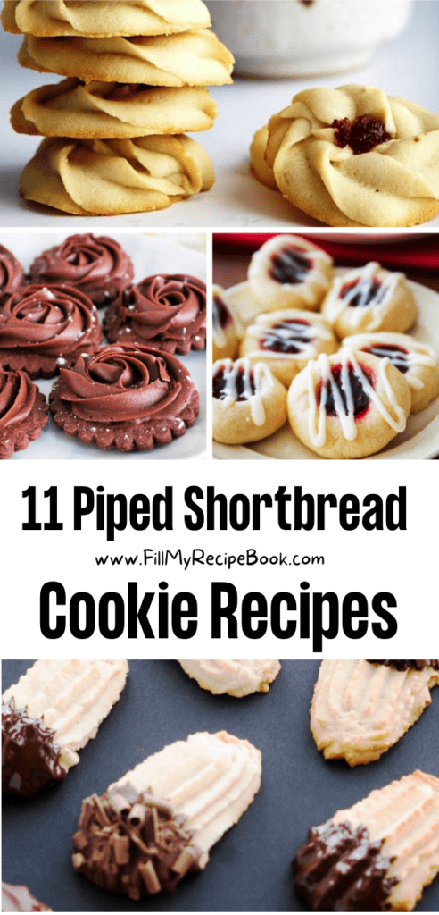 11 Piped Shortbread Cookie Recipes
