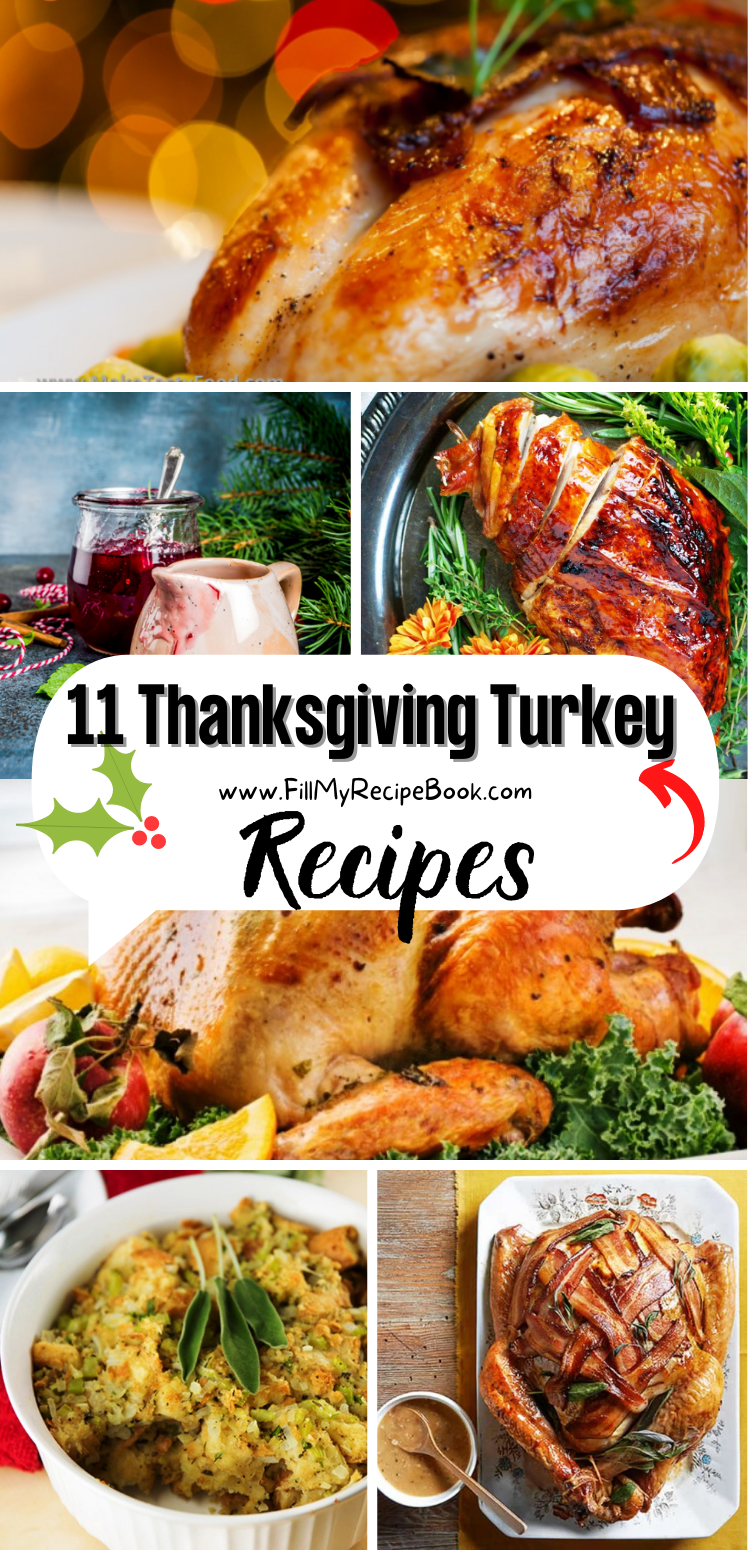 11 Thanksgiving Turkey Recipes - Fill My Recipe Book