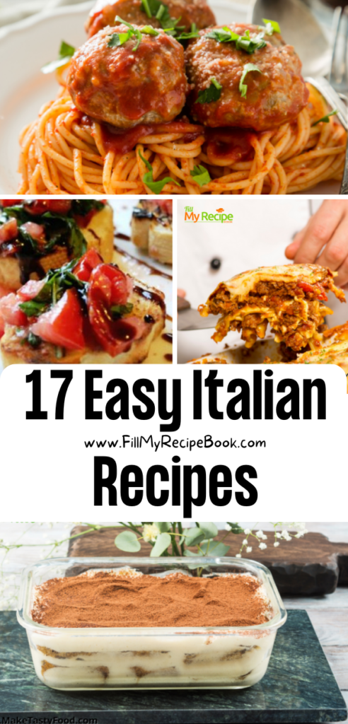 17 Easy Italian Recipes