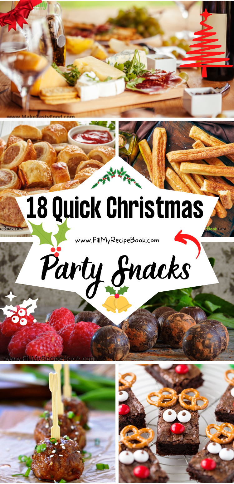 18 Quick Christmas Party Snacks Fill My Recipe Book