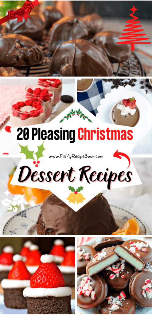 20 Pleasing Christmas Dessert Recipes