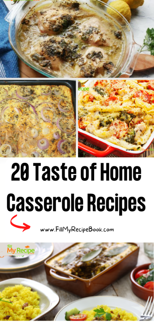 20 Taste of Home Casserole Recipes