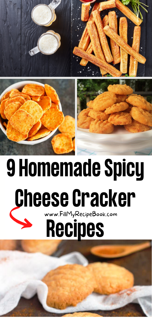 9 Homemade Spicy Cheese Cracker Recipes - Fill My Recipe Book