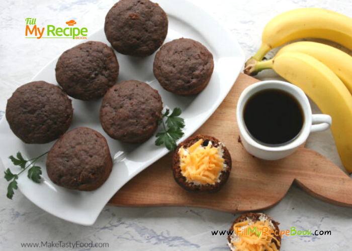 Easy Chocolate Banana Muffins