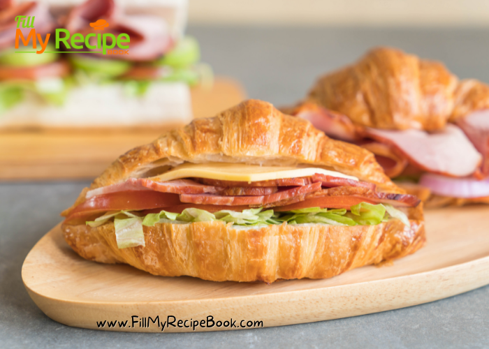 Easy Ham and Cheese Croissants