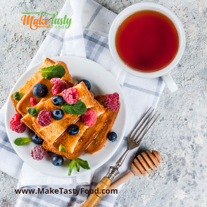 French Toast with Berries and Honey
