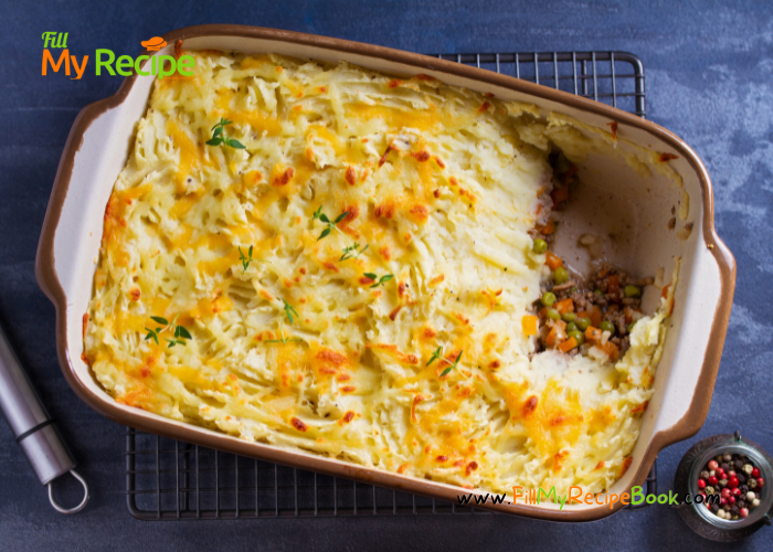 Homemade Cottage Pie Dish