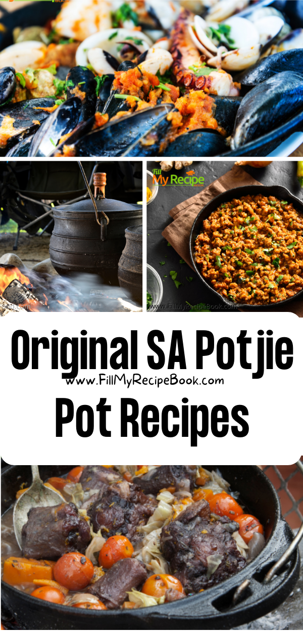 Original SA Potjie Pot Recipes Fill My Recipe Book