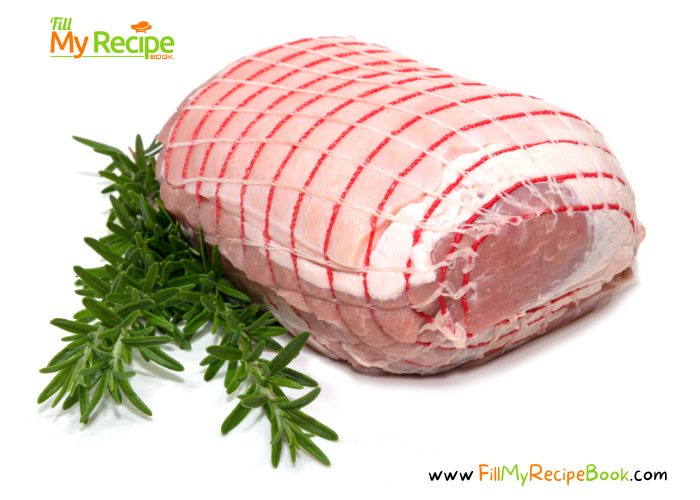 The first thing you would do is obtain a large pot to fit this boneless piece of gammon in filled with water and the carrots and onion and peppers and bay leaves. Watch the water levels.
The meat is boiled first as it takes of a lot of time for roasting it slower. But do it this way makes the meat moister and easier to slice.