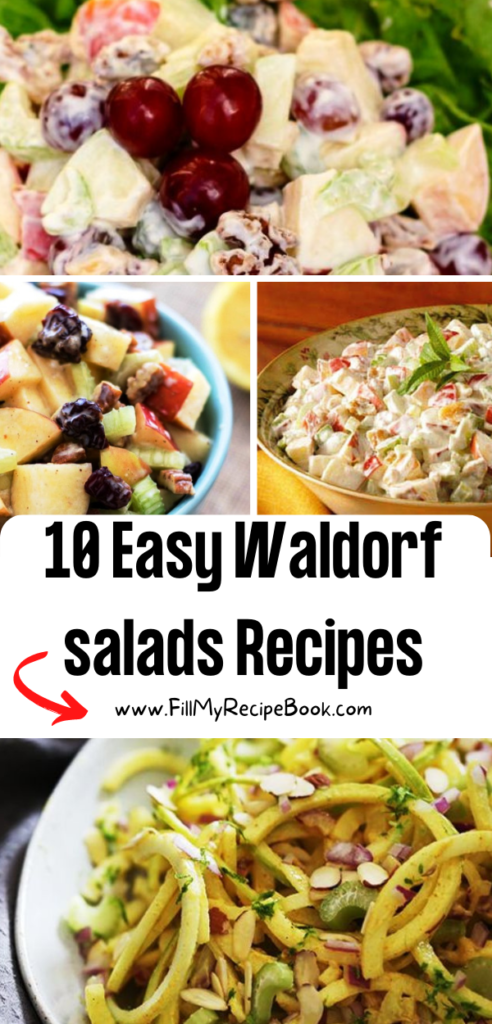 10 Easy Waldorf salads Recipes