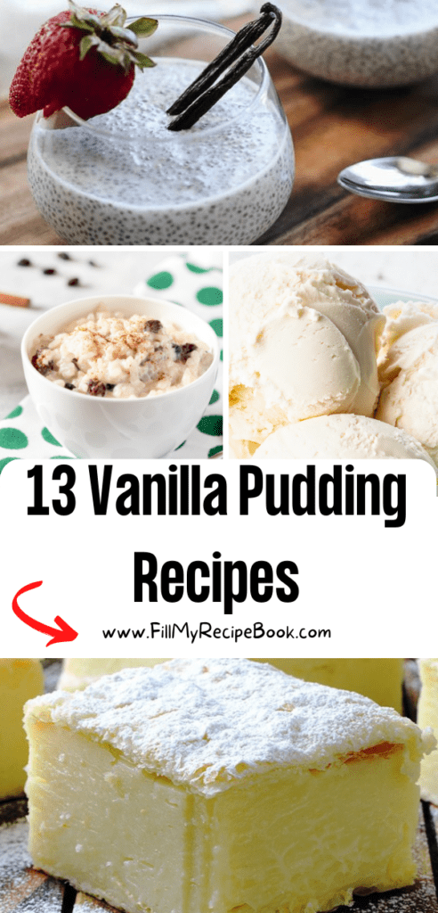 13 Vanilla Pudding Recipes