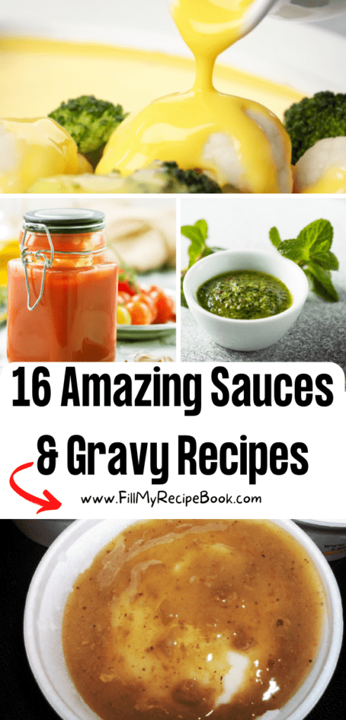 16 Amazing Sauces & Gravy Recipes