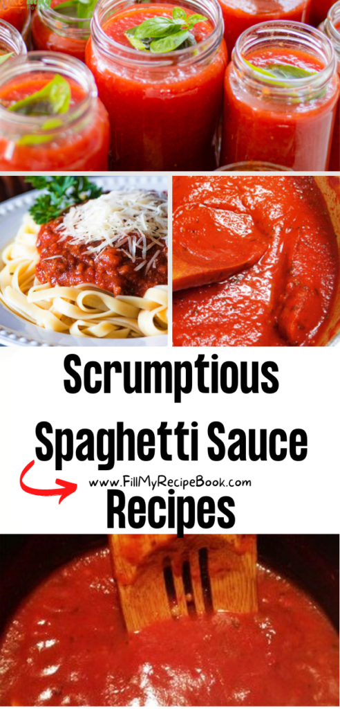 Scrumptious Spaghetti Sauce Recipes