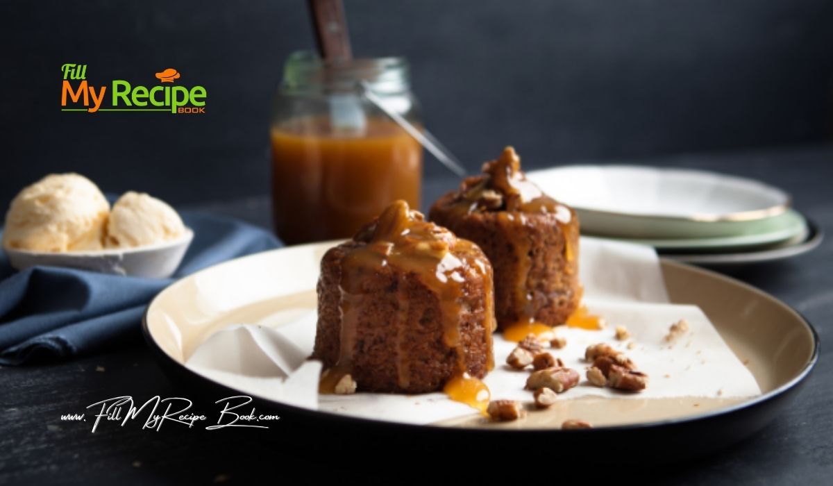 Sticky Date Pudding and Sauce recipe a oven baked recipe is known as sticky toffee pudding, served with butterscotch sauce when warm.