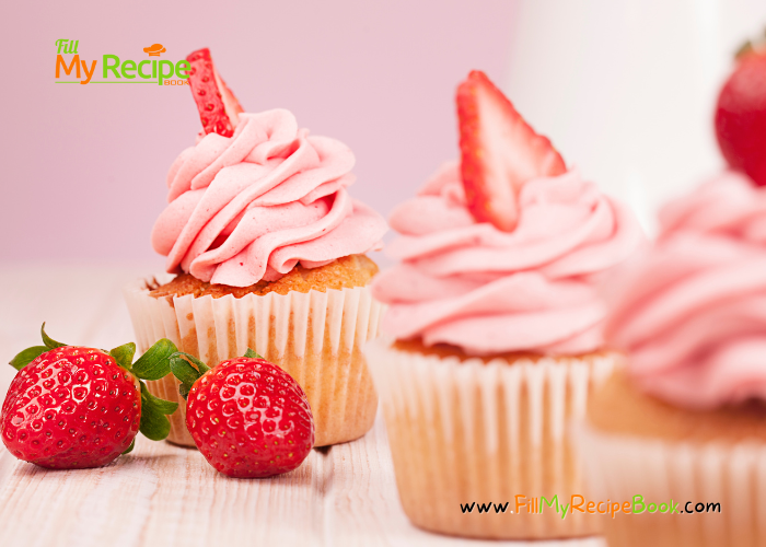 Strawberry Vanilla Cupcake Recipe