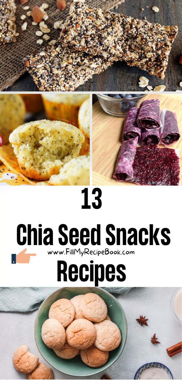 13 Chia Seed Snacks Recipes - Fill My Recipe Book