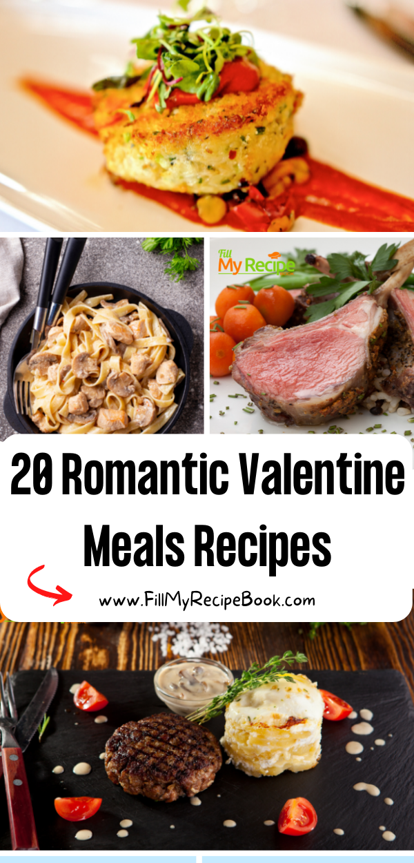 20 Romantic Valentine Meals Recipes - Fill My Recipe Book