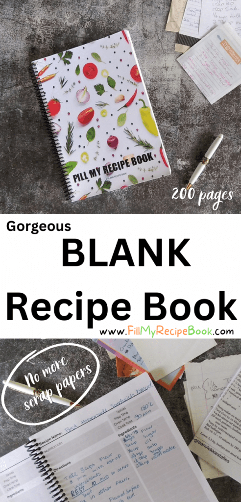 Blank Recipe Book to Write in Your Own Recipes DIY Family Recipe Journal to  Create Your Own Cookbook 100 Page Empty Spiral Recipe Notebook 